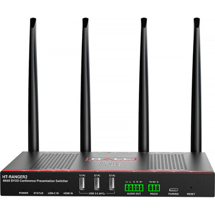 Hall Technologies 4K BYOD conmutador para presentaciones 4K60 HDMI USB-C Wi-Fi