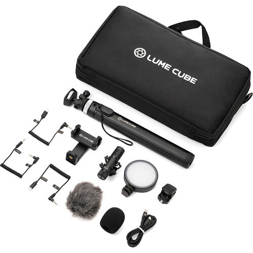 Lume Cube Creator Essentials Kit Luz LED Bi-Color Micrófono Con Trípode