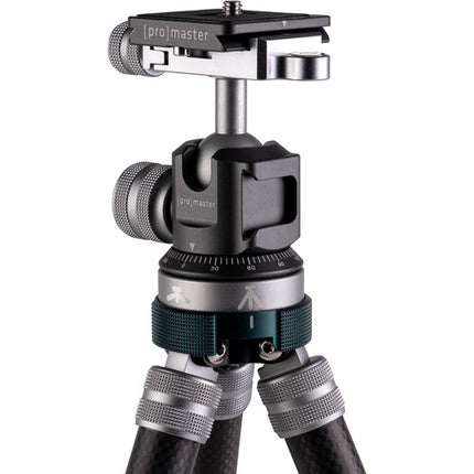ProMaster iota 219 Trípode de Mesa Carbono Ultraligero 14.5" con Cabezal Bola