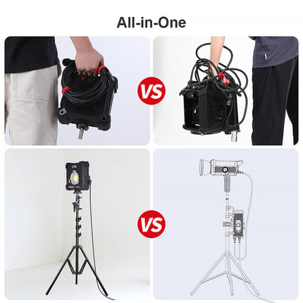 GVM F300B AIO Monolight LED Bicolor 12300 Lux 2700-6800K Con Bolsa