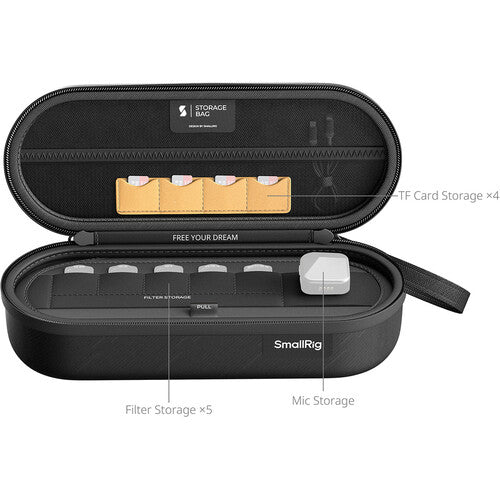 SmallRig Funda para DJI Osmo Pocket 4 3 Resistente al Agua con Divisor y Correa
