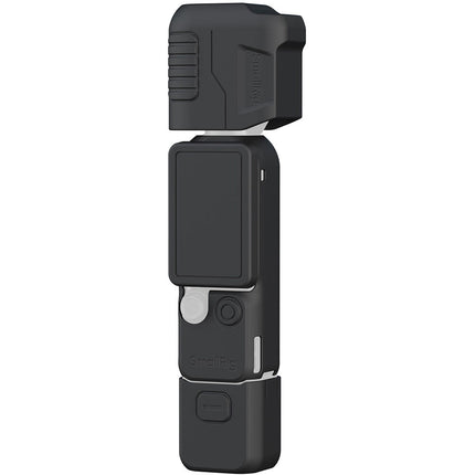 SmallRig Funda de Silicona para Cámara DJI Osmo Pocket 4 con Protector de Pantalla y Correa de Muñeca