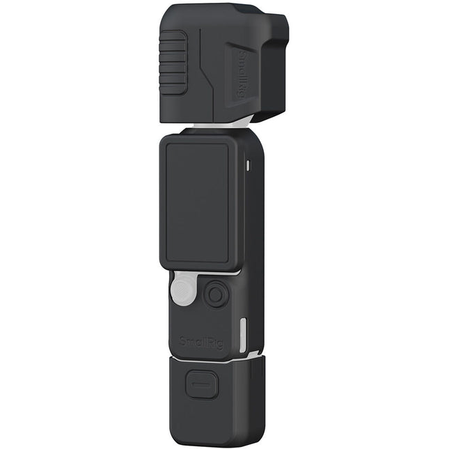 SmallRig Funda de Silicona para Cámara DJI Osmo Pocket 4 con Protector de Pantalla y Correa de Muñeca