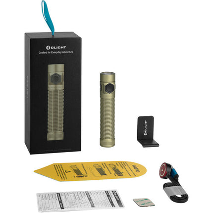 Olight Baton Ultra Linterna Recargable 1800 Lúmenes 3500mAh Verde Oliva