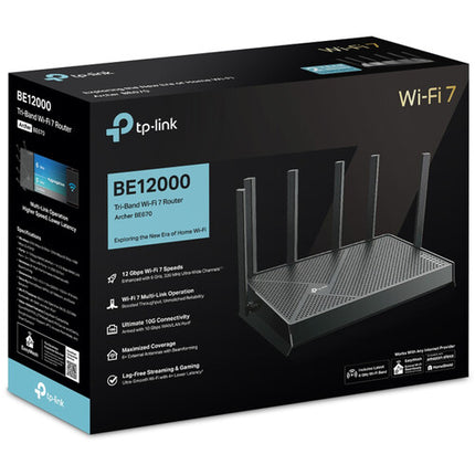 TP-Link Archer BE670 BE12000 Router Inalámbrico Tri-Banda Wi-Fi 7 12 218 Mb/s