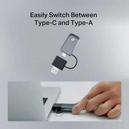 TP-Link Archer TBE230U BE3600 Adaptador USB Wi-Fi 7 Dual Banda 3570 Mb/s USB-C