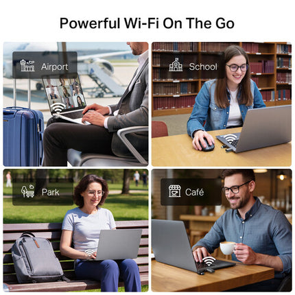 TP-Link Archer TBE400U BE6500 Adaptador USB inalámbrico Wi-Fi 7 Tri-Banda 6452 Mb/s USB-C