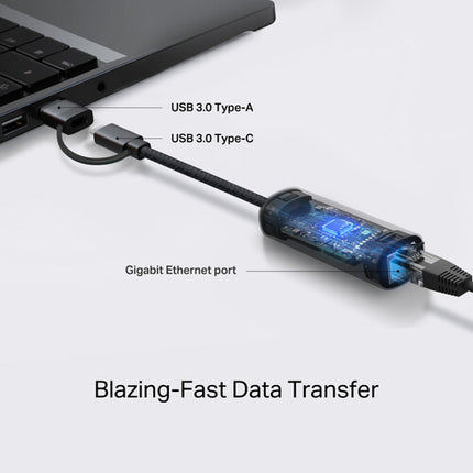 TP-Link UE310C Adaptador de red USB-C a Ethernet Gigabit 3.1 Gen 1