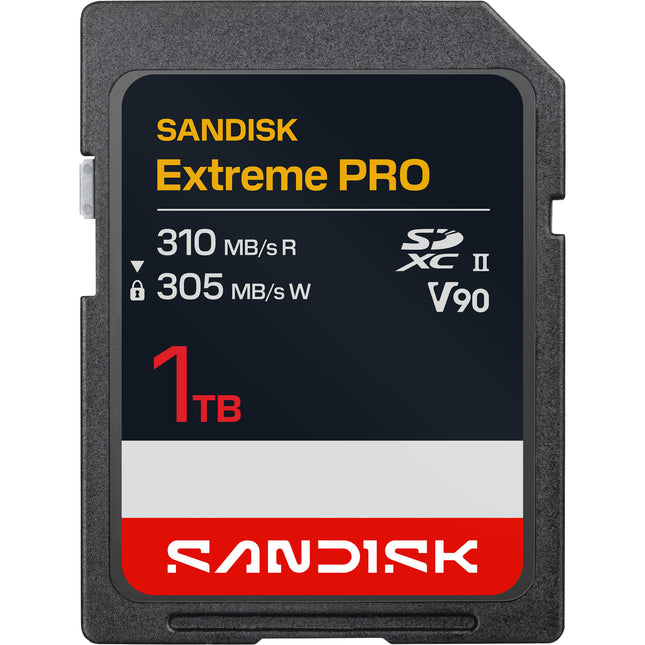 SanDisk 1TB Extreme PRO UHS-II SDXC Tarjeta de Memoria 310MB/s 305MB/s