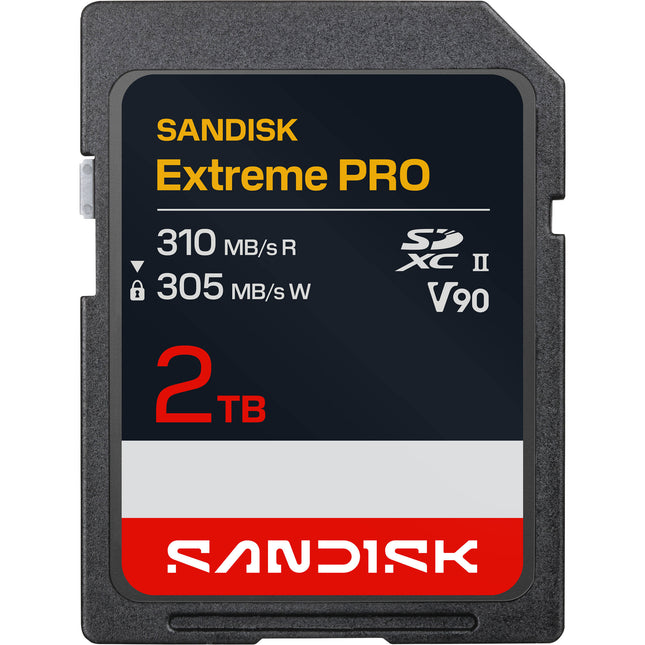 SanDisk 2TB Extreme PRO Tarjeta de Memoria SDXC UHS-II V90 310MB/s