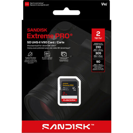 SanDisk 256GB Extreme PRO CFexpress Tipo B y 2TB SDXC Kit de Tarjetas de Memoria