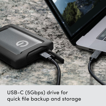 G-DRIVE ArmorATD Disco Duro Portátil 6TB USB 3.2 Gen 1 Resistente agua polvo