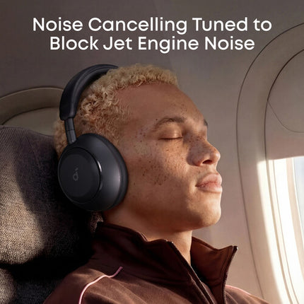 Soundcore by Anker Space 2 Auriculares Inalámbricos Over-Ear con Cancelación Activa de Ruido 70 Horas Batería