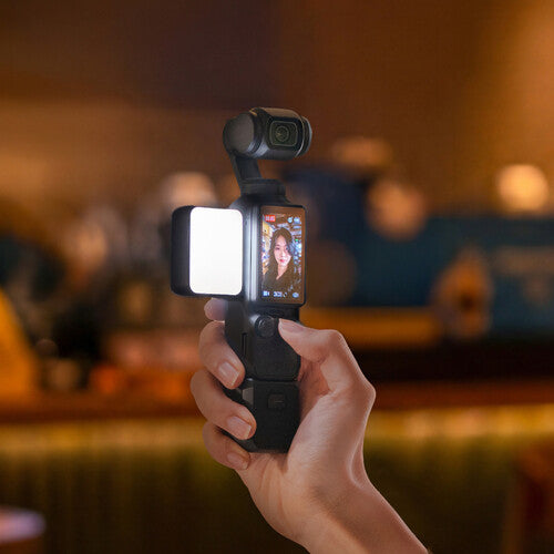 PGYTECH Luz de Relleno Magnética para DJI Osmo Pocket 3 y 4 700mAh USB-C