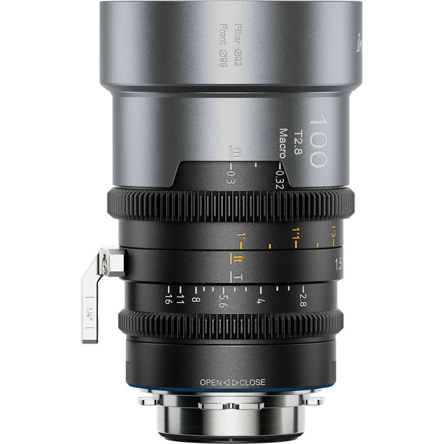 Sirui IronStar 100mm T2.8 Lente Anamórfico 1.5x Full Frame con Montura ARRIPL y Canon EF