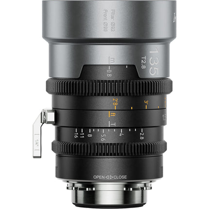 Sirui IronStar 135mm T2.8 Anamórfico 1.5x Lente Full Frame con Enfoque 270° y Montura Intercambiable