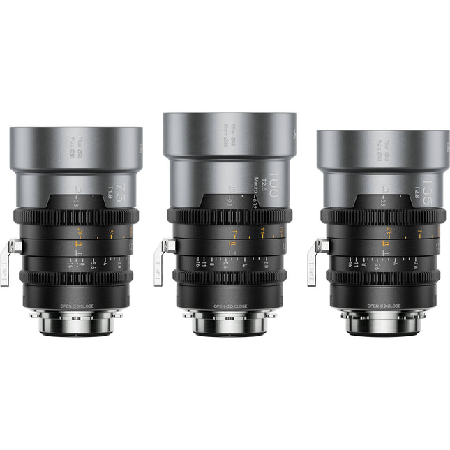 Sirui IronStar Series 75 100 135mm Full Frame Lentes Anamórficos T1.9 2.8 con Montura EF PL