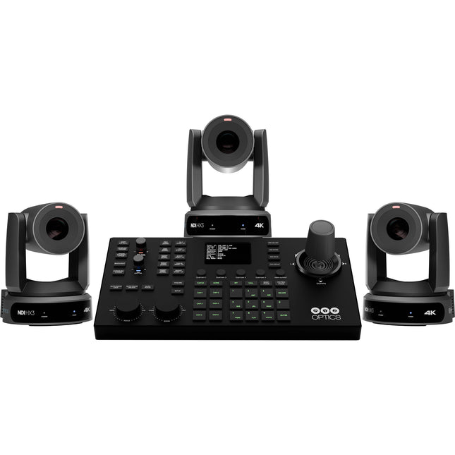 PTZOptics Producer-4K Cámara PTZ con Zoom Óptico 30x y Controlador Joystick
