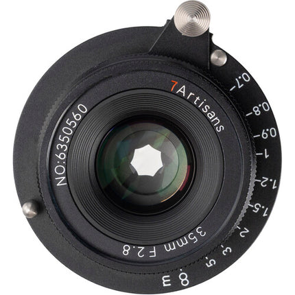 7Artisans 35mm f2.8 Lente Manual Leica M L39 Montura Metal 7 Cuchillas