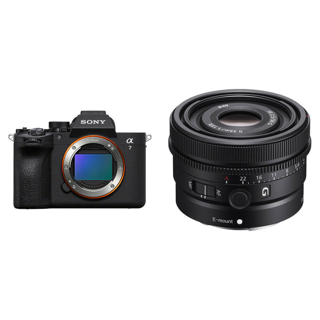 Sony a7 V Cámara Sin Espejo 33MP Video 4K 60p Lente 50mm f/2.5
