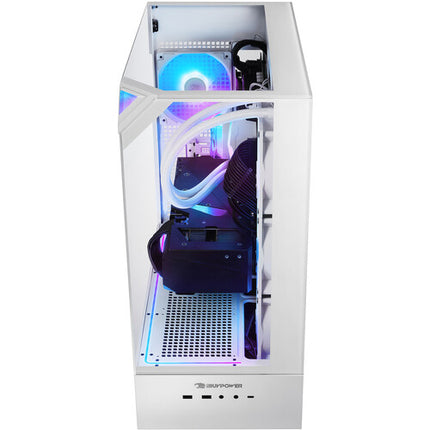 iBUYPOWER Element PC de Juego Blanco Ryzen 7 32GB RAM 2TB SSD