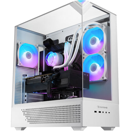 iBUYPOWER Element PC de Juego Blanco Ryzen 7 32GB RAM 2TB SSD