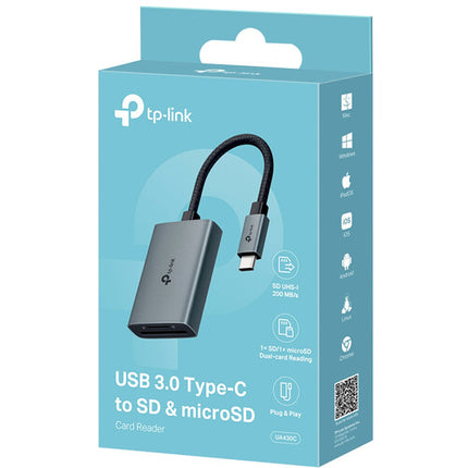 TP-Link UA430C Lector de Tarjetas SD microSD 2TB 200MB/s USB-C