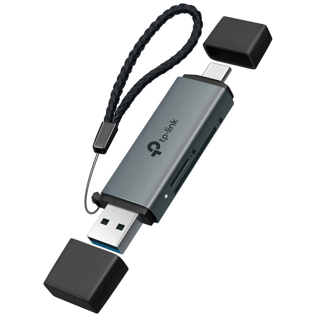 TP-Link UA430D Lector de Tarjetas SD y microSD UHS-I 200 MB/s USB-C USB-A