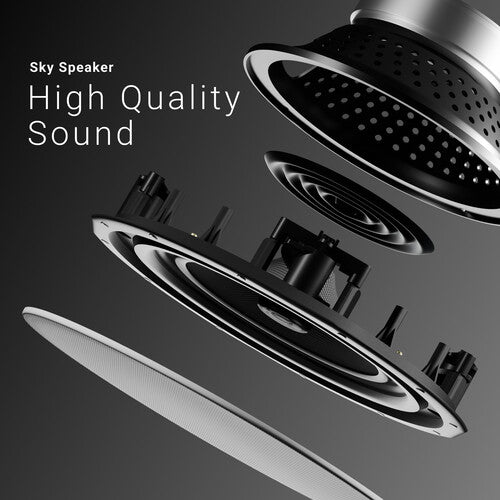 JUKE AUDIO Sky Altavoces Empotrables de Techo 6.5" 50W RMS Par