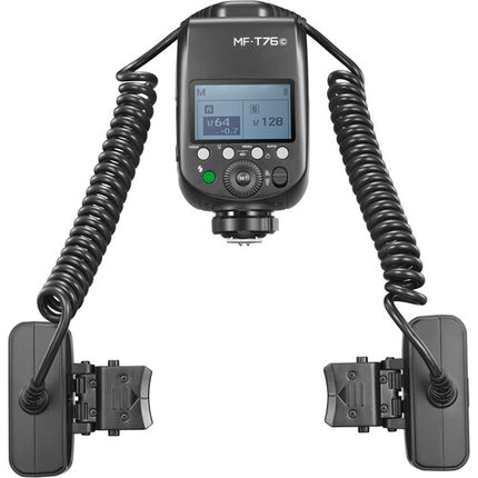 Godox MF-T76S Flash Macro Twin para Sony 76Ws Cabezas Dobles 0-150°