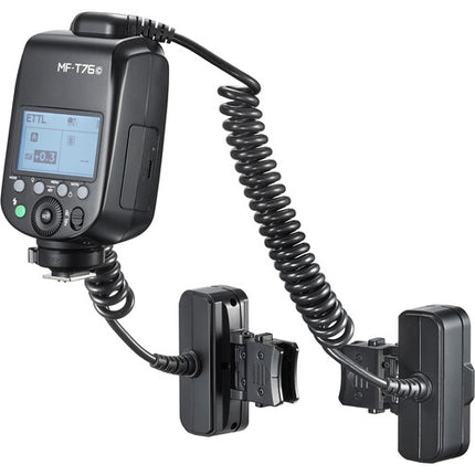 Godox MF-T76S Flash Macro Twin para Sony 76Ws Cabezas Dobles 0-150°