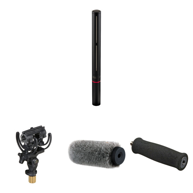 Rycote HC-22 Micrófono Escopeta Kit de Grabación con Paraviento y Shockmount