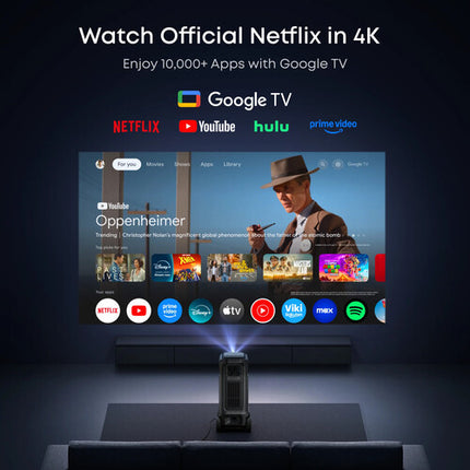 NEBULA BY ANKER X1 Pro Proyector Láser 3500 Lúmenes UHD 4K Corta Distancia con Micrófonos Inalámbricos