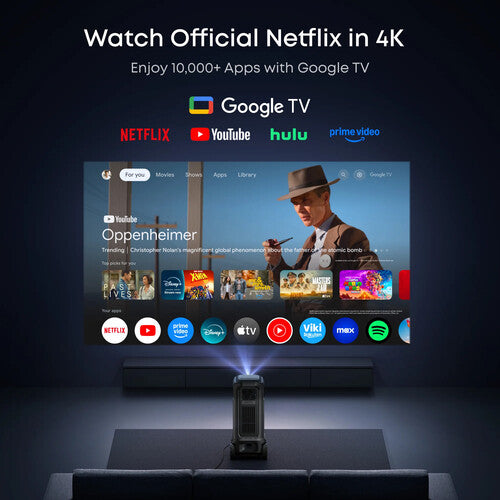 NEBULA BY ANKER X1 Pro Proyector Láser 3500 Lúmenes UHD 4K Corta Distancia con Micrófonos Inalámbricos