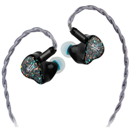Kiwi Ears by Linsoul Astral Auriculares In-Ear 10mm Subwoofer 6 Drivers Balanced Armature Verde