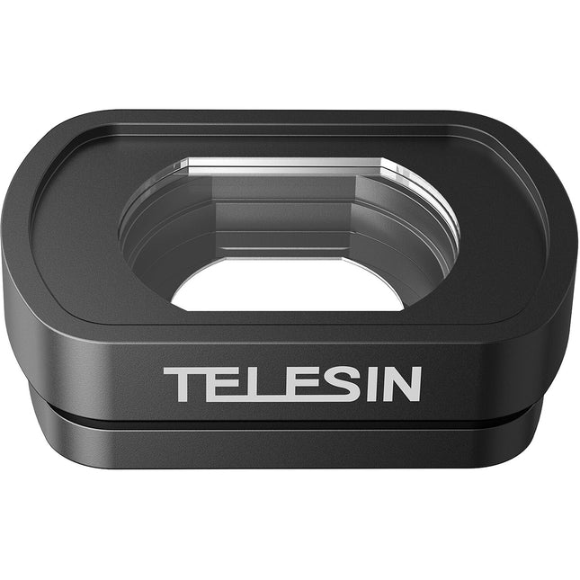 TELESIN Lente Gran Angular 0.72x para DJI Osmo Pocket 3 y 4 con Paño de Limpieza
