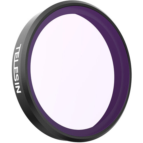 TELESIN Filtro Black Mist 1/4 para DJI Osmo Action 6 Vidrio Corning Anillo Aluminio