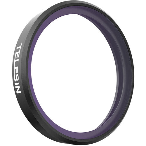 TELESIN Filtro Anticontaminación Lumínica para DJI Action 6 con Estuche y Paño de Limpieza