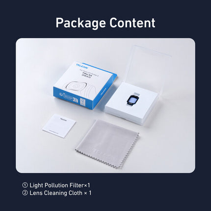 TELESIN Filtro Anticontaminación Lumínica para Cámara DJI Pocket 3 Kit Completo