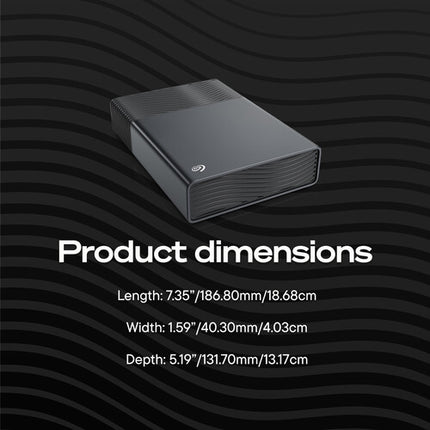Seagate 20TB One Touch Disco Duro Desktop USB-C Bus Powered