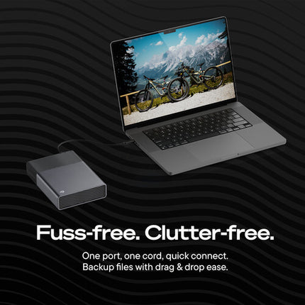 Seagate 8TB One Touch Disco Duro Externo USB-C con Cable 1.64'