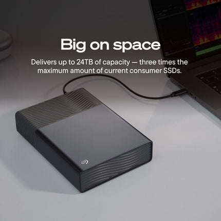 Seagate 8TB One Touch Disco Duro Externo USB-C con Cable 1.64'