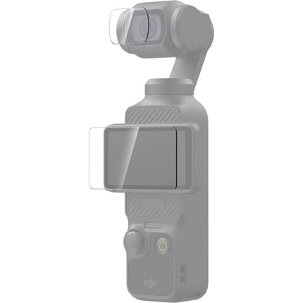 TELESIN Protector de pantalla antirreflejo 9H para DJI Osmo Pocket 3 2.5D Edges Set