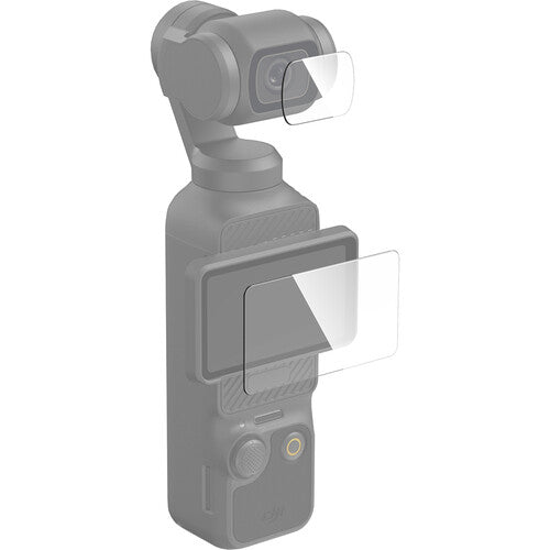 TELESIN Protector de pantalla antirreflejo 9H para DJI Osmo Pocket 3 2.5D Edges Set