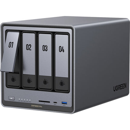 UGREEN DXP4800 Pro NAS 4 Bahías SATA M.2 SSD Intel Core i3 8GB RAM