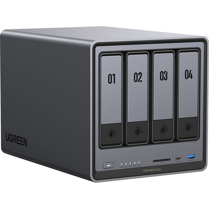 UGREEN DXP4800 Pro NAS 4 Bahías SATA M.2 SSD Intel Core i3 8GB RAM