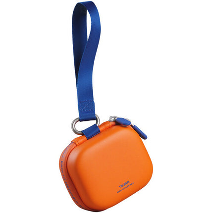 TELESIN DisAdv Mini Estuche para Cámara de Acción Resistente al Agua y Golpes Naranja