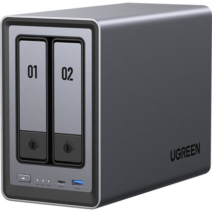 UGREEN NASync DXP2800 NAS 16TB 2 Bahías 8GB RAM SATA III 5640 rpm