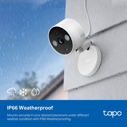 TP-Link Tapo C120 Cámara Wi-Fi Exterior 4MP Visión Nocturna 2560x1440 120° 2-Pack