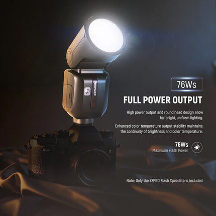 Neewer Z2PRO-F Flash Speedlite para FUJIFILM 76Ws Batería Litio USB-C